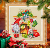 kit point de croix - waiting for Christmas