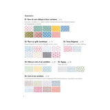 Leçon de broderie Sashilko :  le Hitomezashi - 50 projets originaux (grilles incluses)