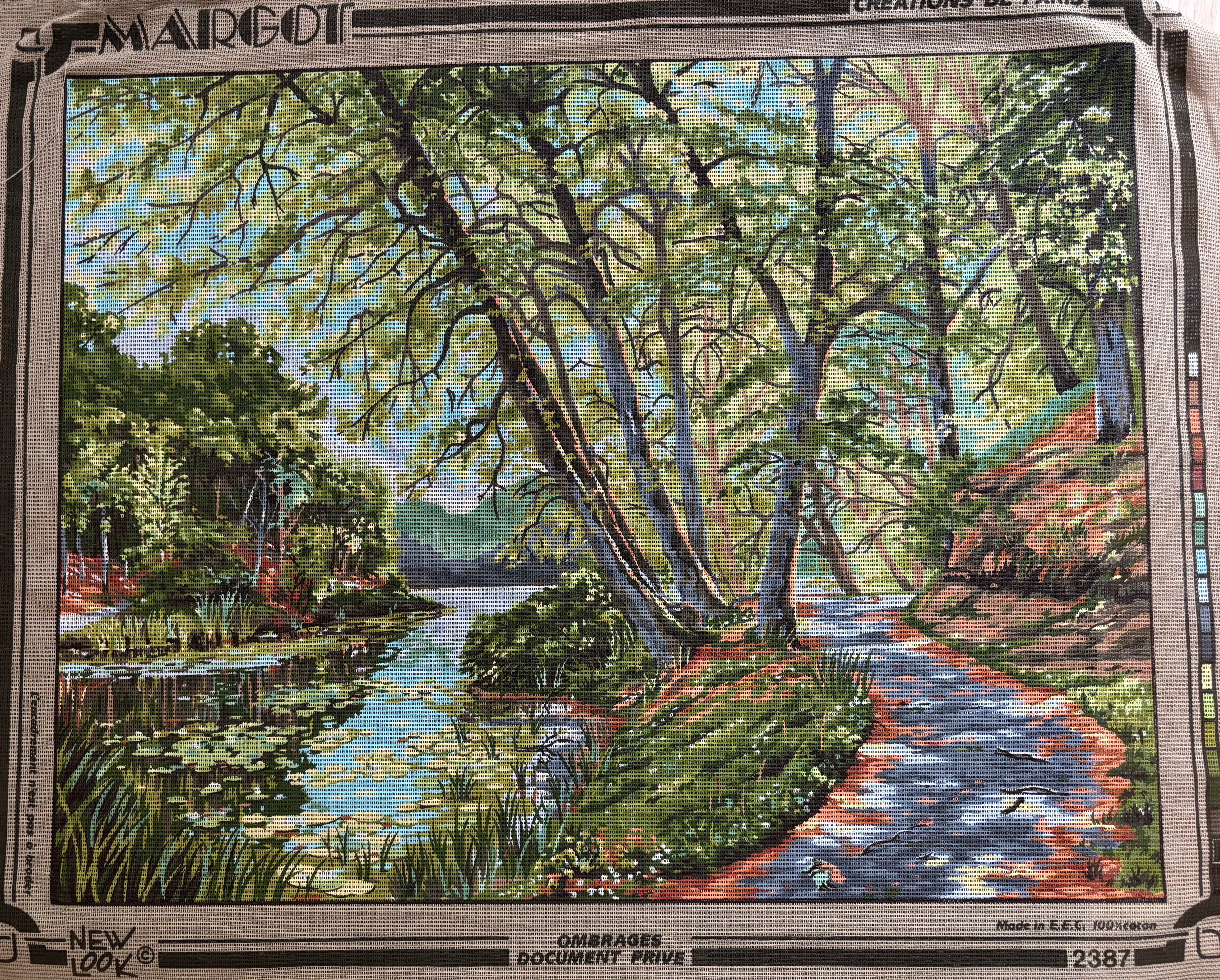 Toile imprimée pour petit point - 2387