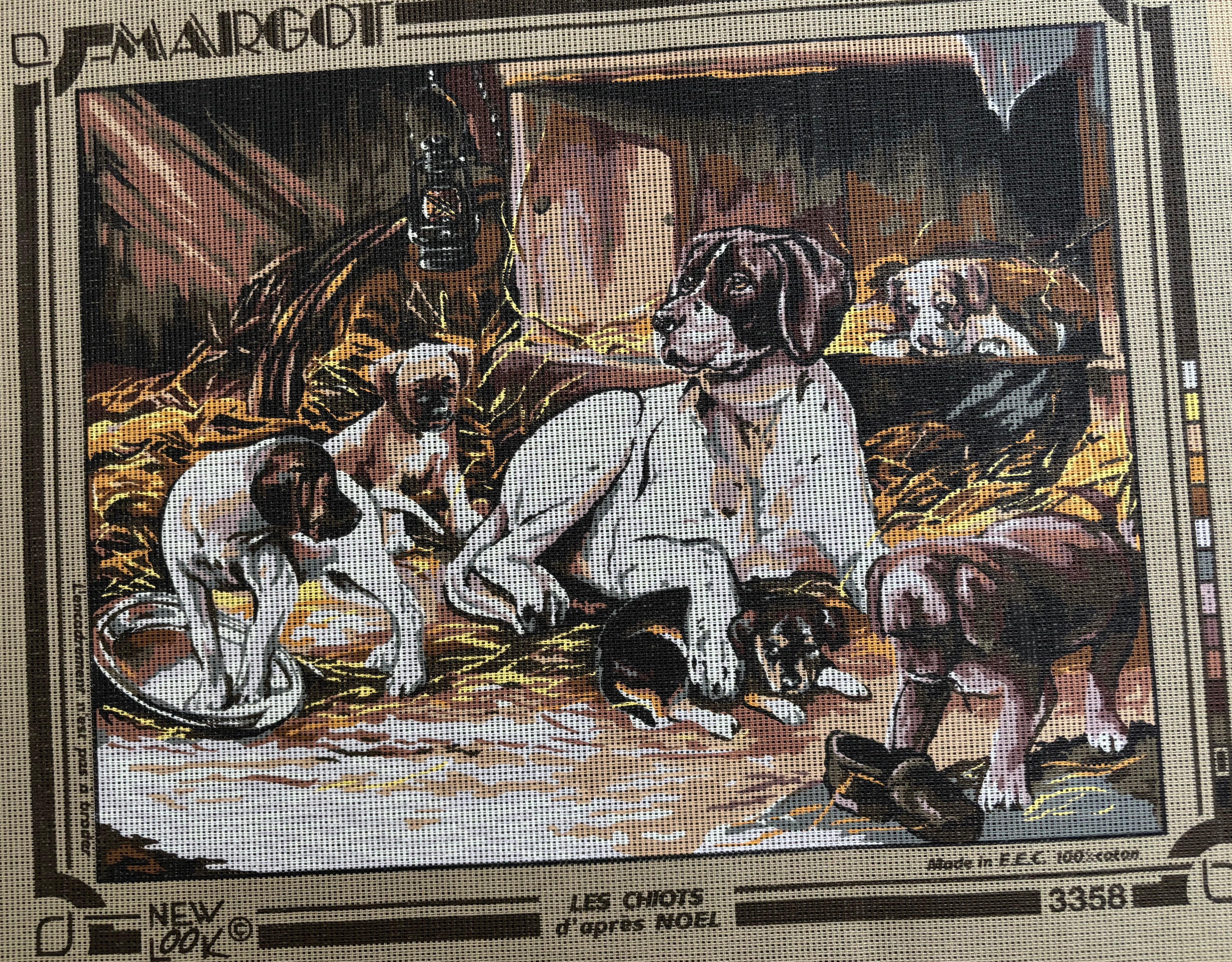 Toile imprimée pour petit point - 3358