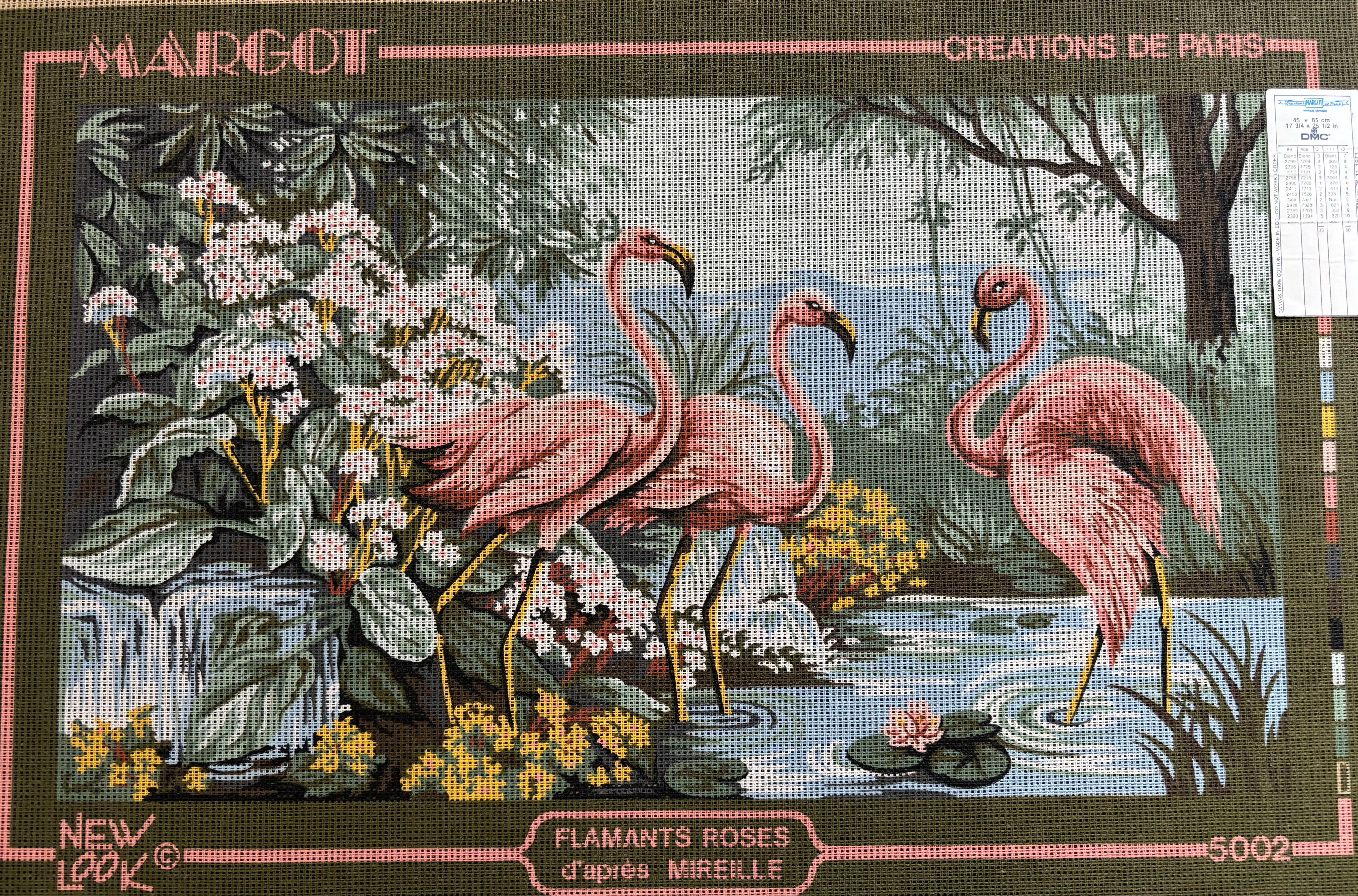 Toile imprimée pour petit point - 5002