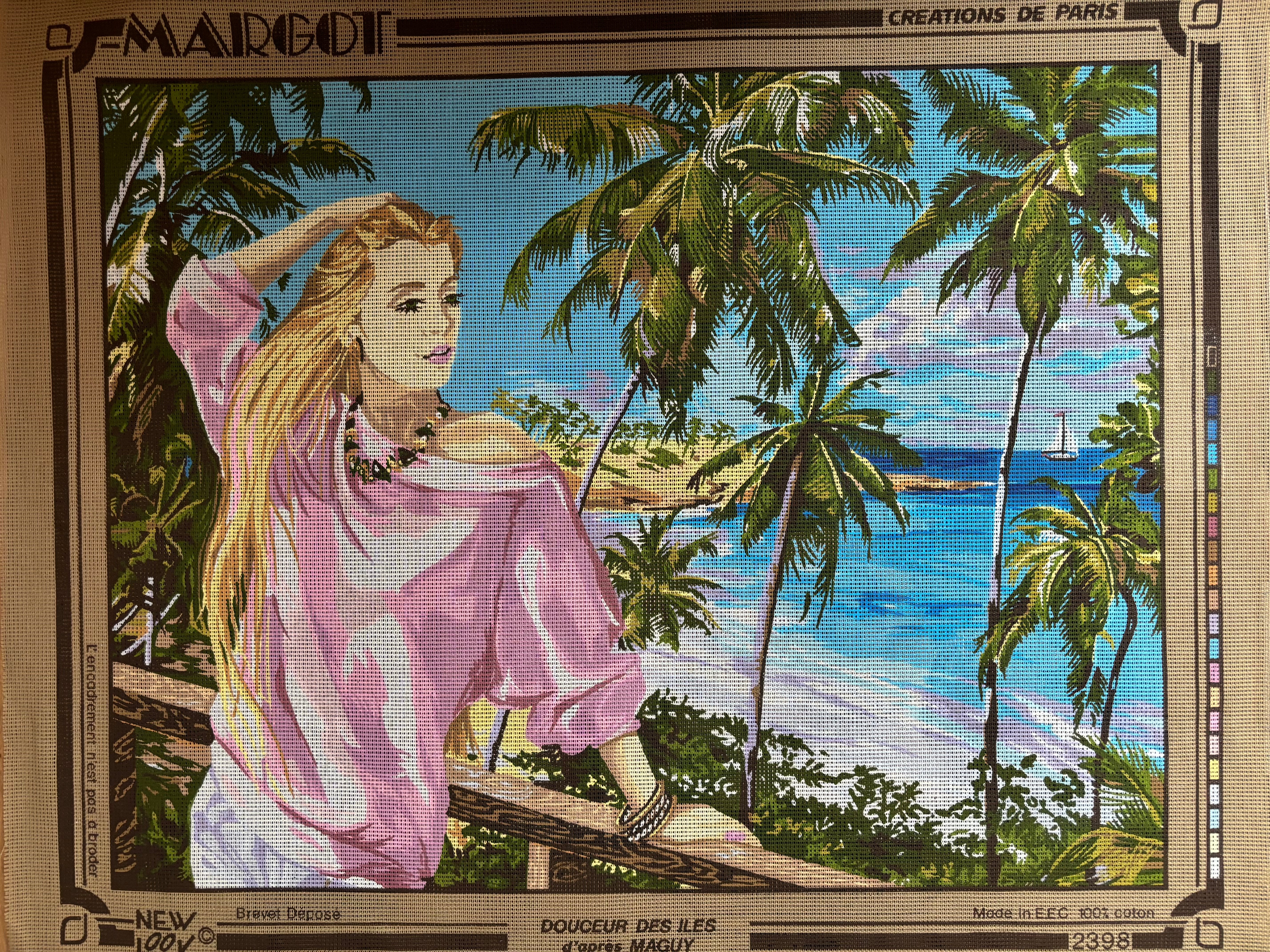 Toile imprimée pour petit point - 2398