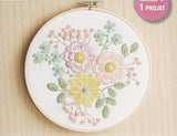 Kit broderie traditionnelle - Springtime - Printemps