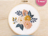 Kit broderie traditionnelle - Wildflowers - Fleurs sauvages