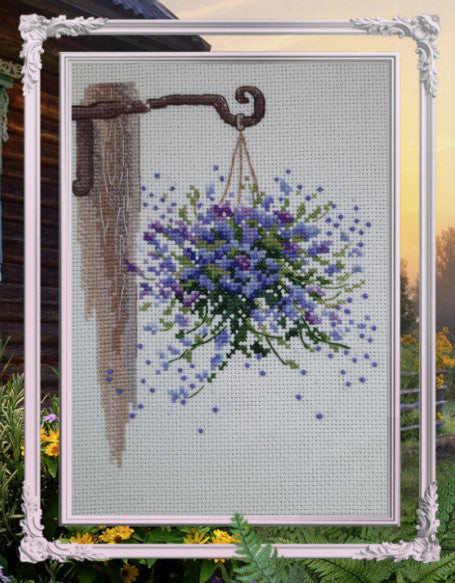 Kit Point De Croix Elizabeth De Lisle – Splendeur Florale – Fleurs Sauvages – Neuf