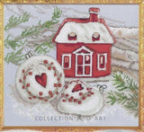 kit point de croix - Gingerbread house