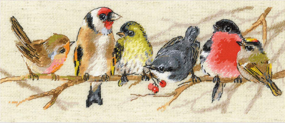 kit point de croix - Birds on the Branch
