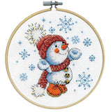 kit point de croix - Snowman