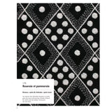 Broderie sashiko embellie en points originaux
