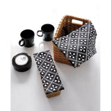 Broderie sashiko embellie en points originaux