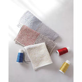 Broderie sashiko embellie en points originaux