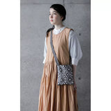 Broderie sashiko embellie en points originaux