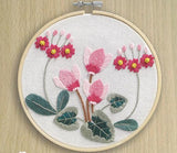 Kit broderie traditionnelle - Cyclamen