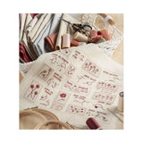 Études de points en broderie traditionnelle. - Marie Suarez