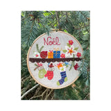 25 hoop-art brodés au fil des saisons - Isabelle Biche