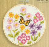 Kit broderie traditionnelle - Papillon