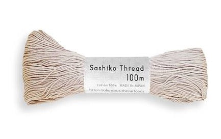 Fil Sashiko - 100 mètres - couleur galet