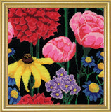 Kit petit point - les fleurs 2615