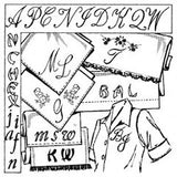 Décalque Aunt Martha's - 3739 - New monograms