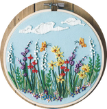 Kit broderie traditionnelle - green fields