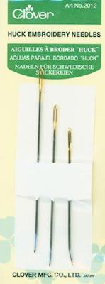 aiguilles à broder pour broderie suédoise - huck weaving
