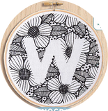 Kit broderie traditionnelle - Monogramme