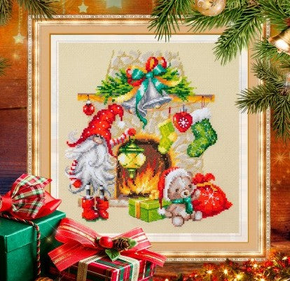 kit point de croix - waiting for Christmas