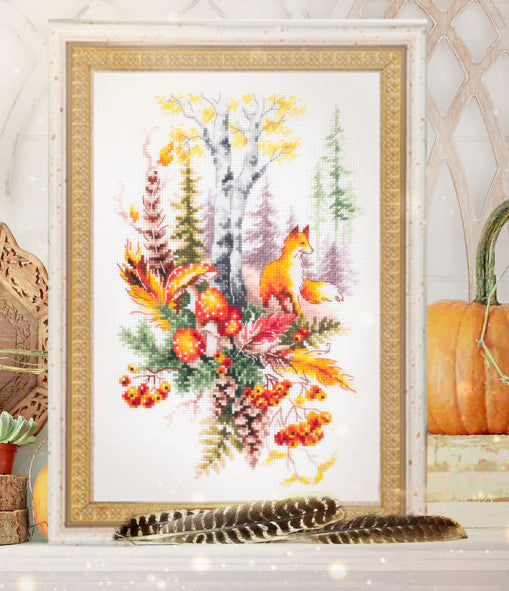 Kit point de croix - Autumn forest spirit