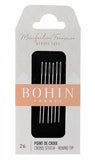 Aiguilles Bohin 26 - tapisserie sans pointe