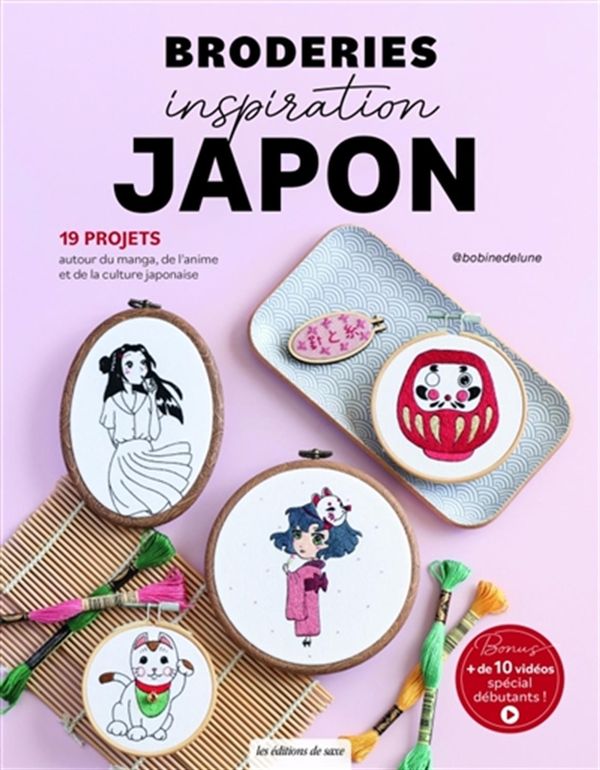 Broderie inspiration Japon -@bobinedelune