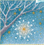 kit point de croix - Magic snowflake of wishes