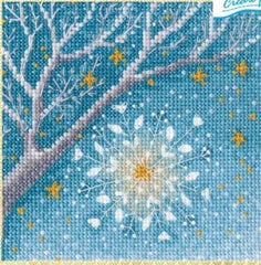 kit point de croix - Magic snowflake of wishes