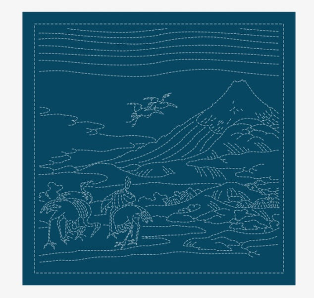 Hana-Fukin Sashiko sampler - H-2095