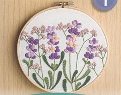 Kit broderie traditionnelle - Lavender haze