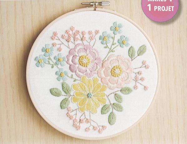 Kit broderie traditionnelle - Springtime - Printemps