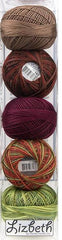 Assortiment fils Lizbeth grosseur 20 -  Autumn