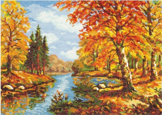 Kit point de croix - Golden autumn