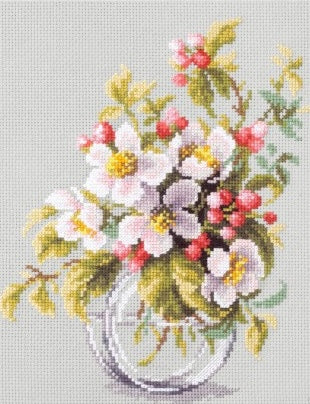 Kit point de croix - Blooming apple tree