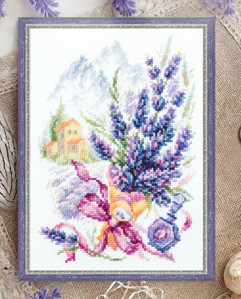 Kit point de croix - Mountain lavender