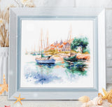 Kit point de croix - The quiet harbour