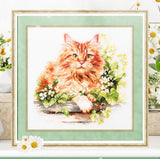 Kit point de croix - The ginger cat