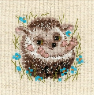 kit point de croix - Little hedgehog