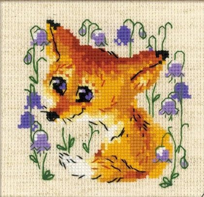 kit point de croix - Little fox
