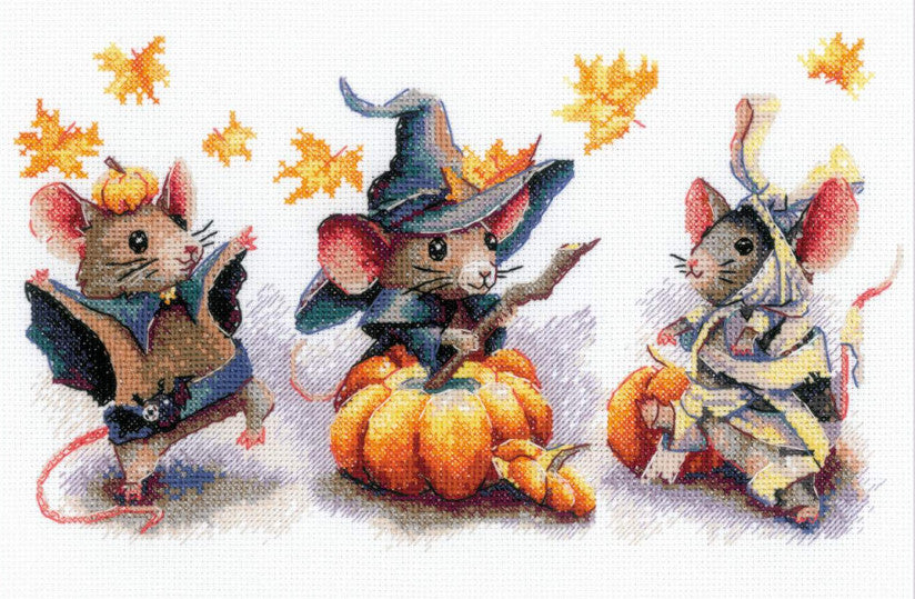 kit point de croix -  Spooky Mouse Trio