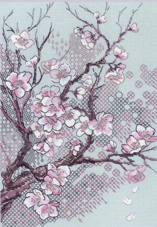 Kit point de croix - Plum blossom