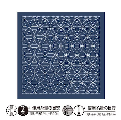 Hana-Fukin Sashiko sampler - 2120