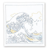 Kit Sashiko - Olympus - The great wave of Kangawa