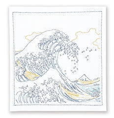 Kit Sashiko - Olympus - The great wave of Kangawa