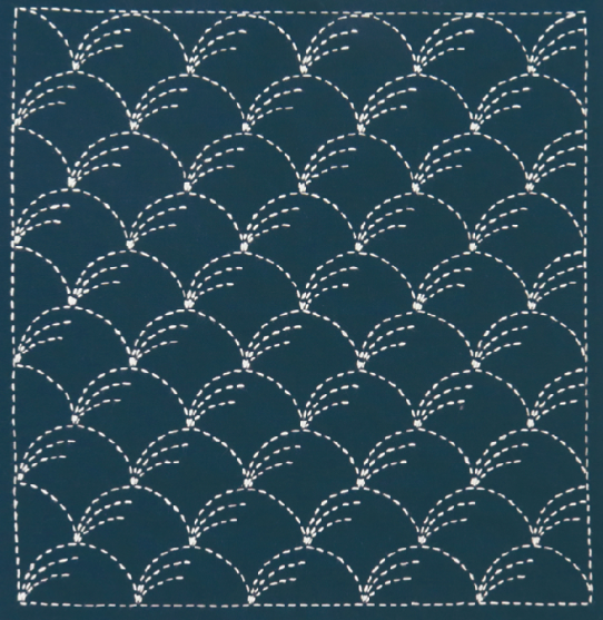Hana-Fukin Sashiko sampler - 201
