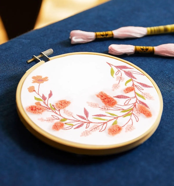 Kit broderie traditionnelle - Fête champêtre - DMC